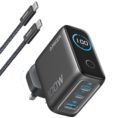 Anker 100W 3-Port GaN Charger with Smart Display